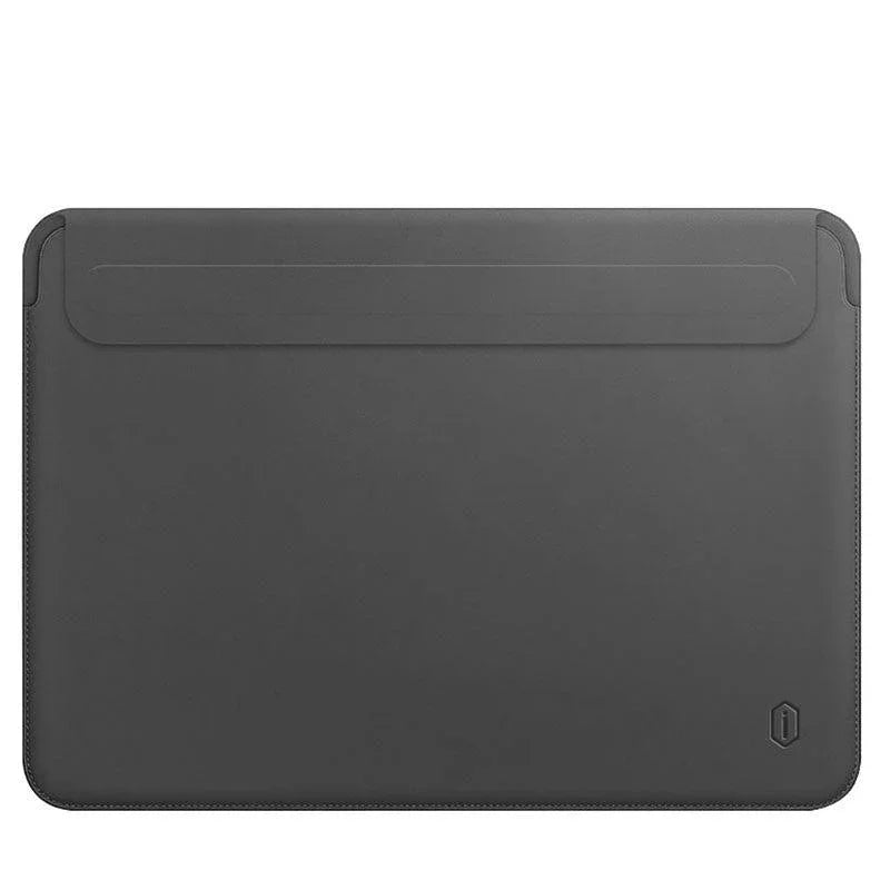 Wiwu Skin Pro 2 Pu Leather Sleeve For Macbook 13 - Grey - Tashqila Wiwu Skin Pro 2 Pu Leather Sleeve For Macbook 13 - Grey - Tashqila